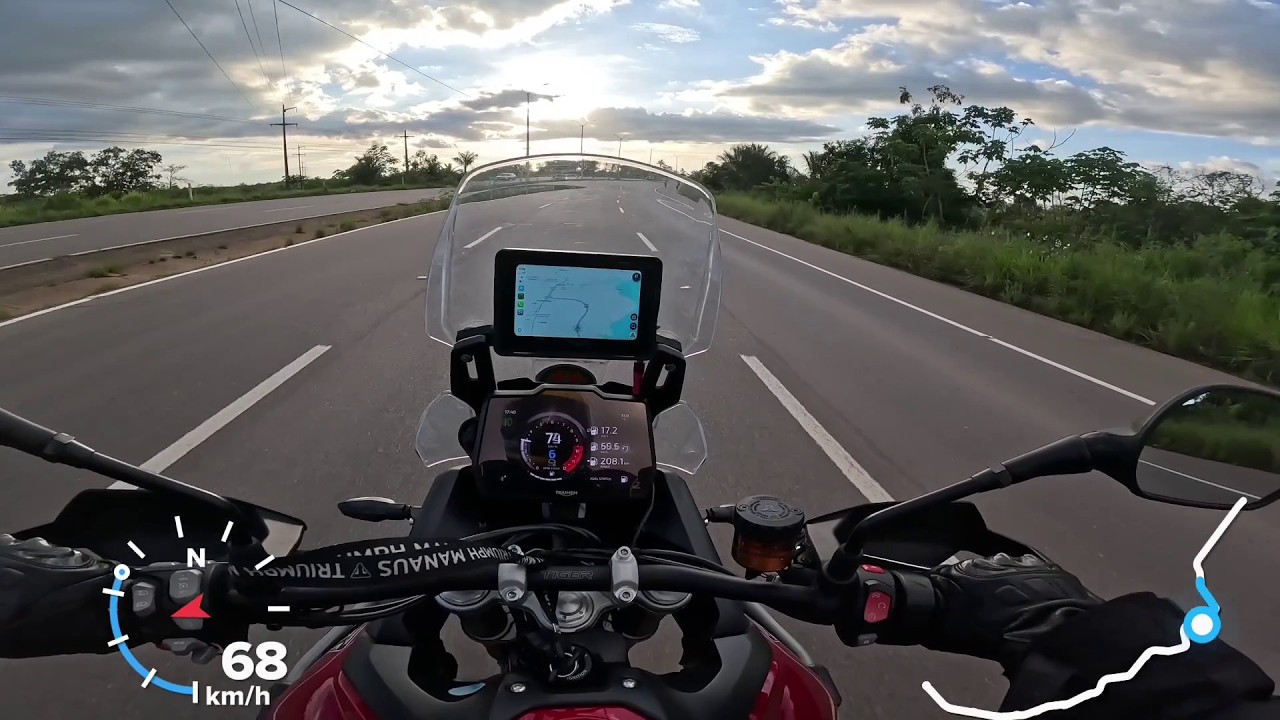 Tiger 900 GT Pro na AM-070 - curta o som !