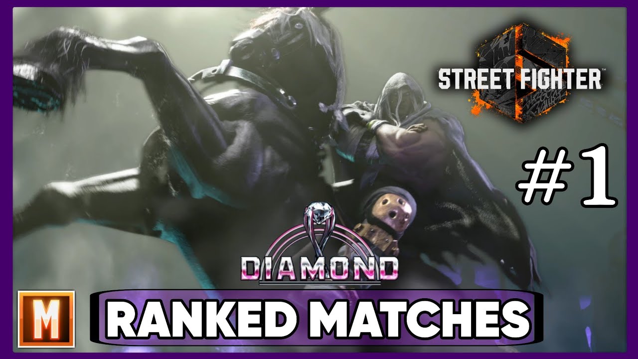 Street Fighter 6 - Diamond Ranked Matches with M. Bison #1 (NO Commentary)