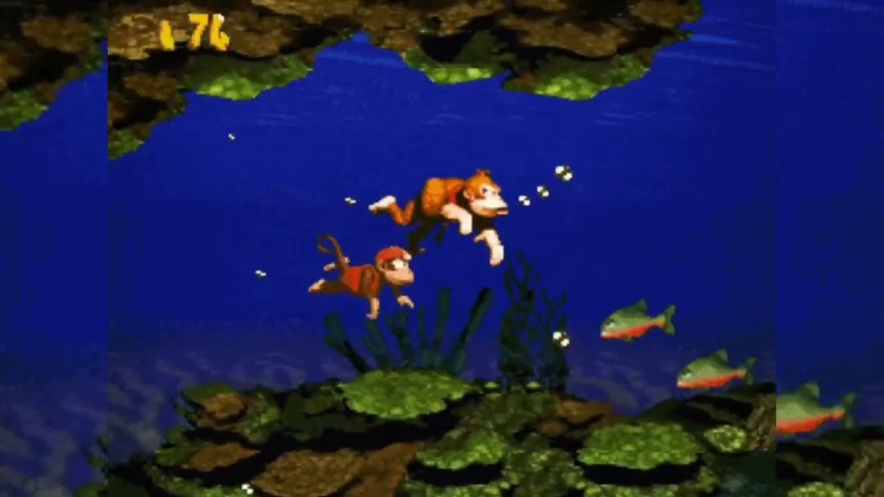 Donkey Kong Country - Aquatic Ambience | Ambient for Focus & Relax (Original / HQ)