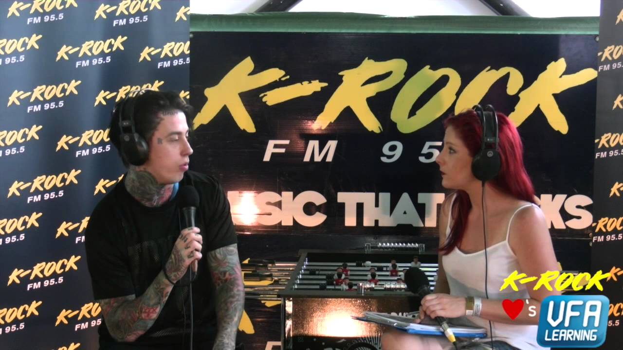 K-Rock Interview with Falling In Reverse Soundwave 2015
