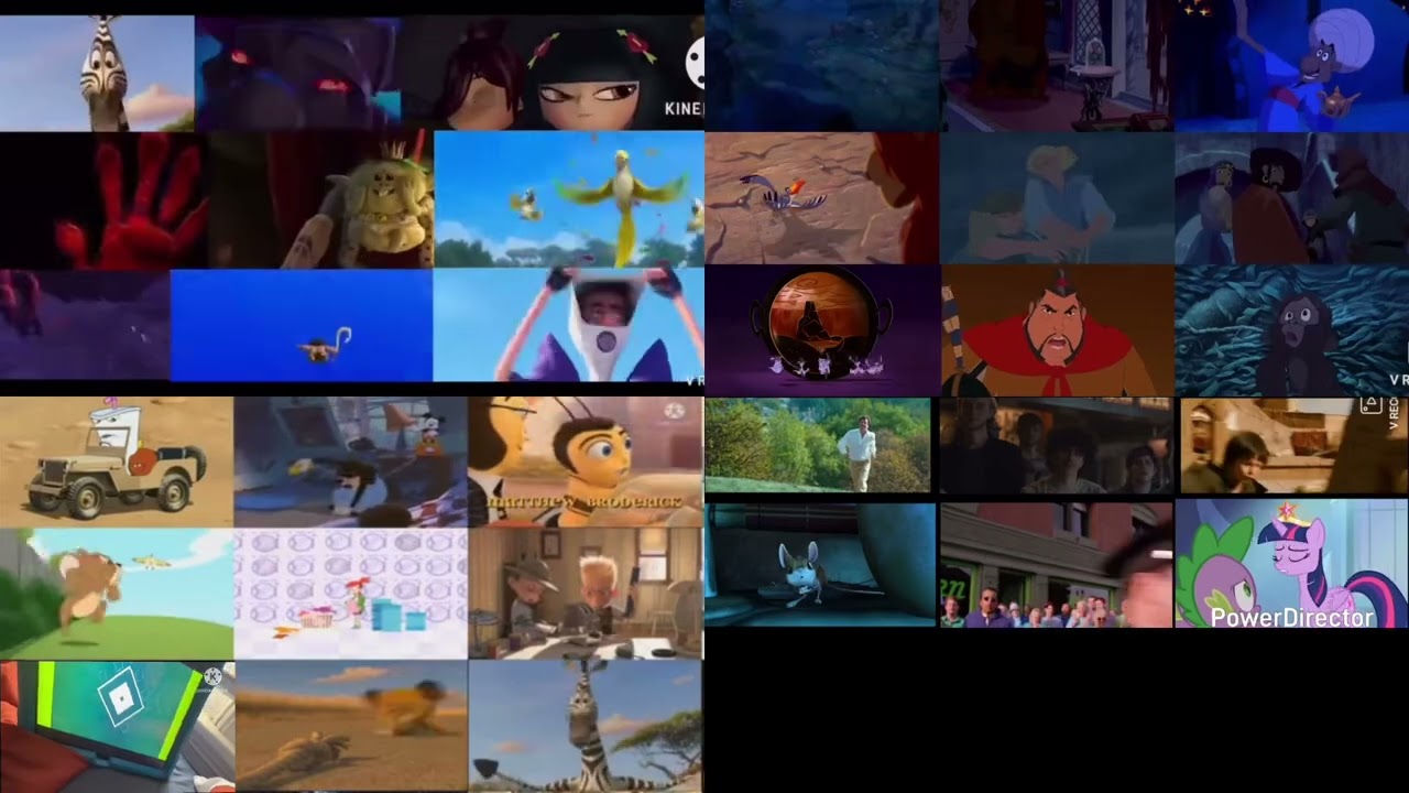 All dreamworks movies at once
