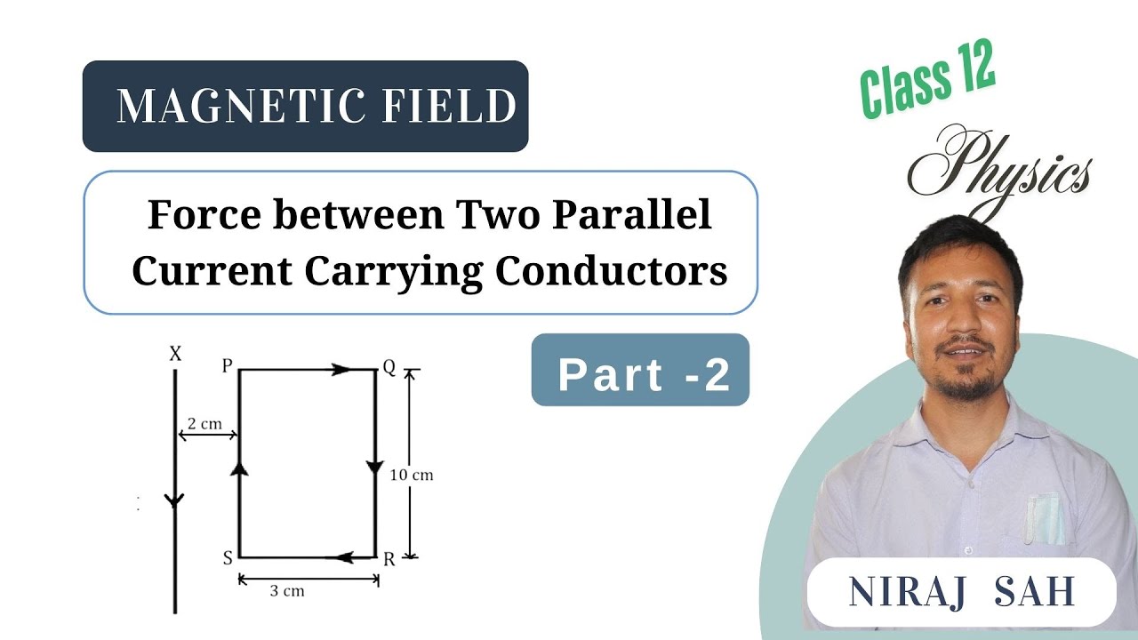 NEB Class 12 Physics | Magnetic Field -02 force between 2 parallel current carrying wires