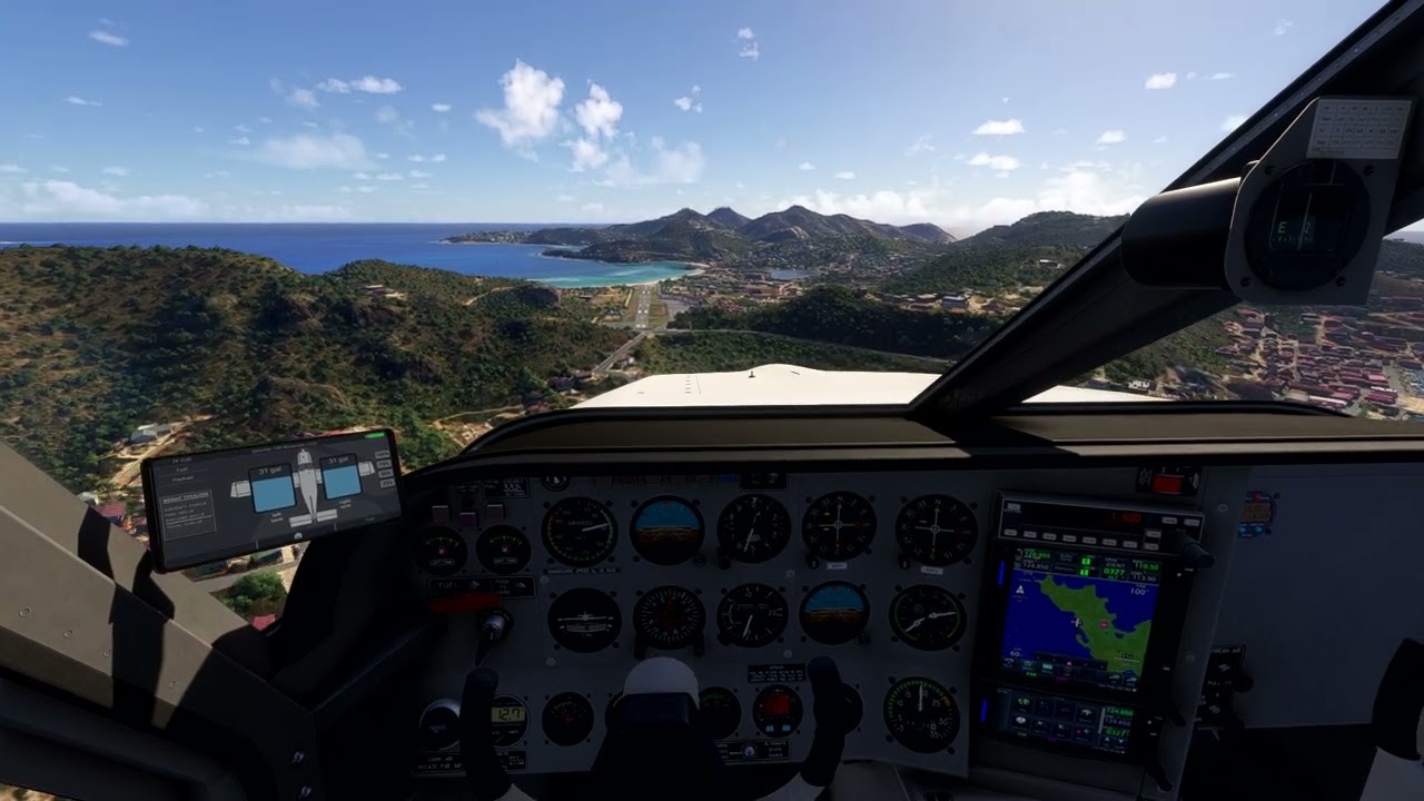 FS24 | Landing Saint Barth [TFFJ] AIRVAN GA8