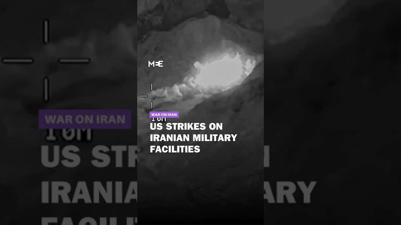 CENTCOM releases footage of US strikes on alleged Iranian military facilities