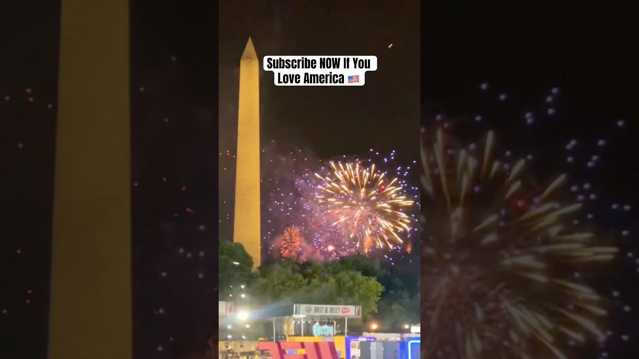 4th of July Fireworks Washington DC 2026 | 250th Anniversary of American Independence A250 🇺🇸