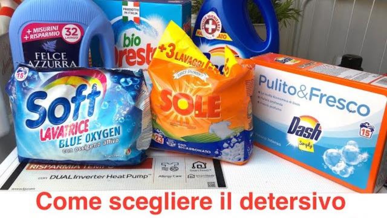 COME SCEGLIERE IL DETERSIVO GIUSTO PER TUTTO IL BUCATO ? -Di tutto un pò-