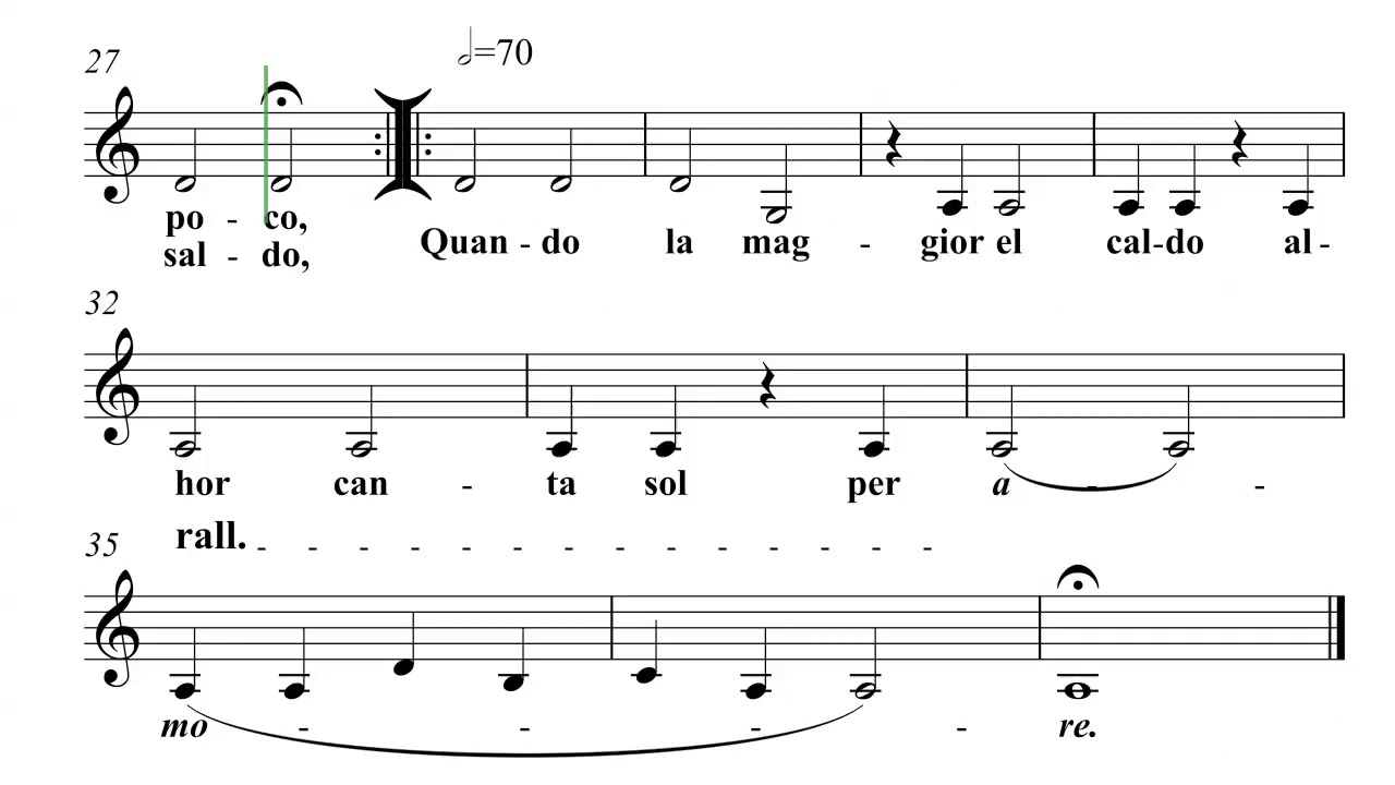 Josquin des Prez   El Grillo - Alto