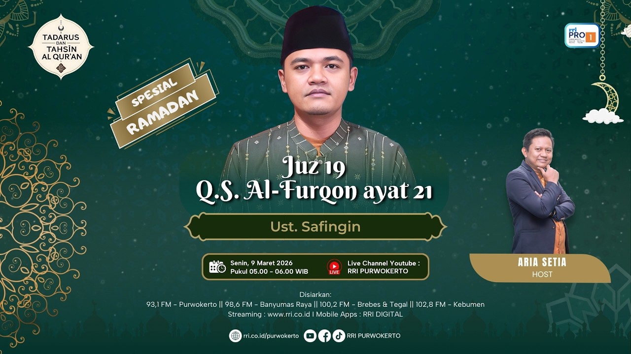 JUZ 19 Q.S. AL-FURQON AYAT 21 | TADARUS DAN TAHSIN