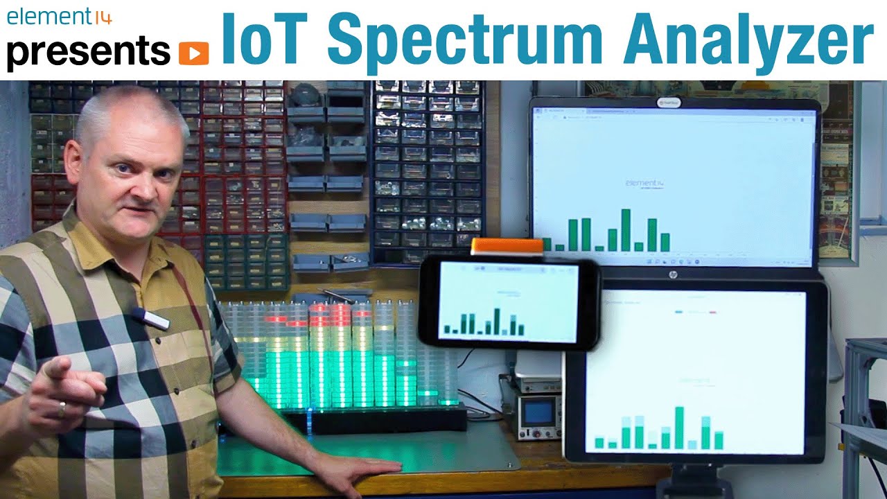 Making a WiFi Connected Audio Spectrum Analyzer with ESP32