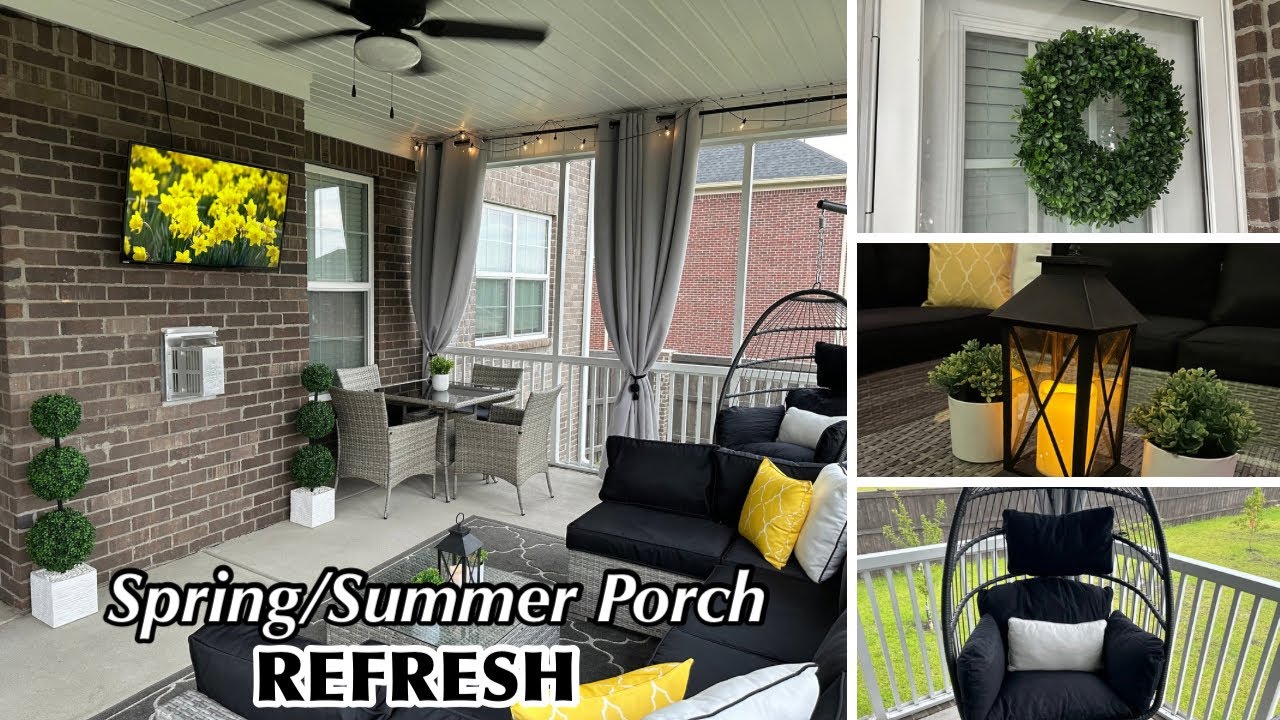 SPRING/SUMMER PORCH REFRESH| CLEAN & DECORATE WITH ME