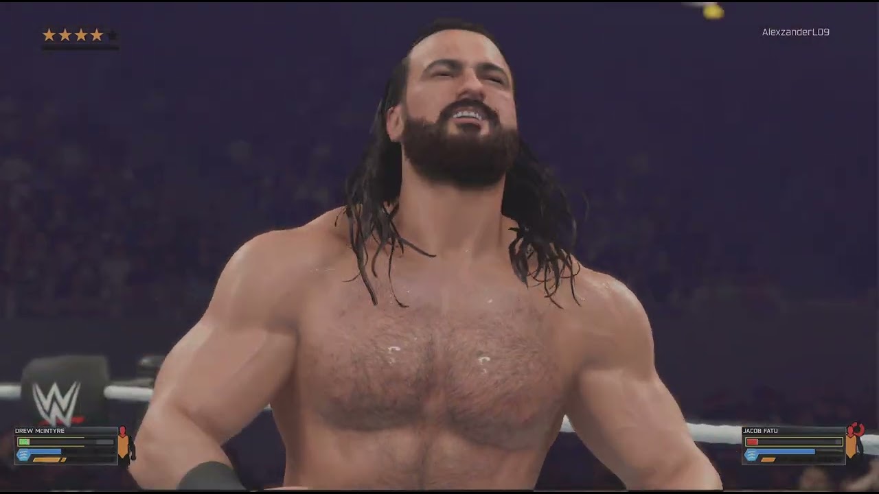 First ever WWE 2K26 Video Drew McIntyre Vs Jacob Fatu Three stages of hell.