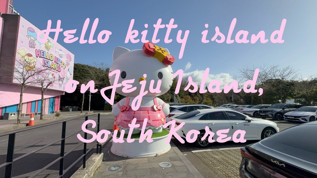 Hello Kitty Island, Museum & Cafe in Jeju, South Korea 🩷🍎🩷🍎