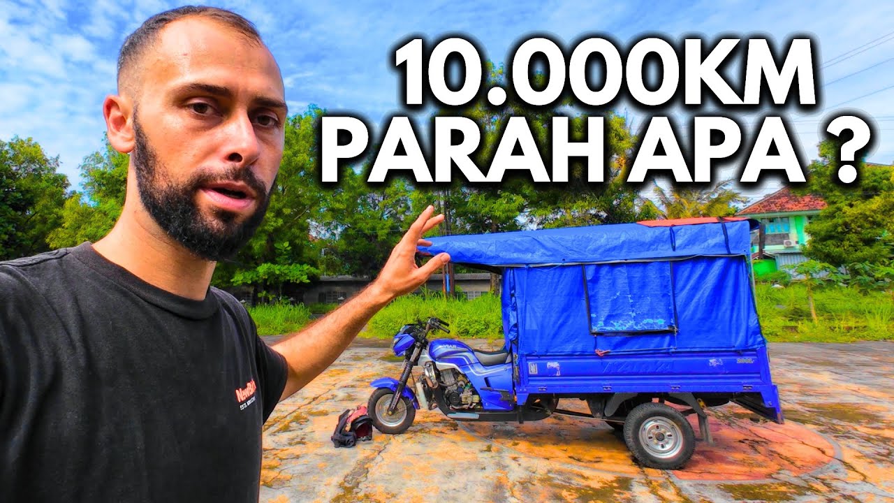 10.000 Kilometer Review Mengendarai Motor Tiga Roda di Indonesia