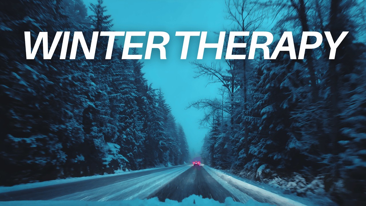 Relaxing Winter Drive - Snowfall Therapy for Stress Relief ❄️ Chill Mix