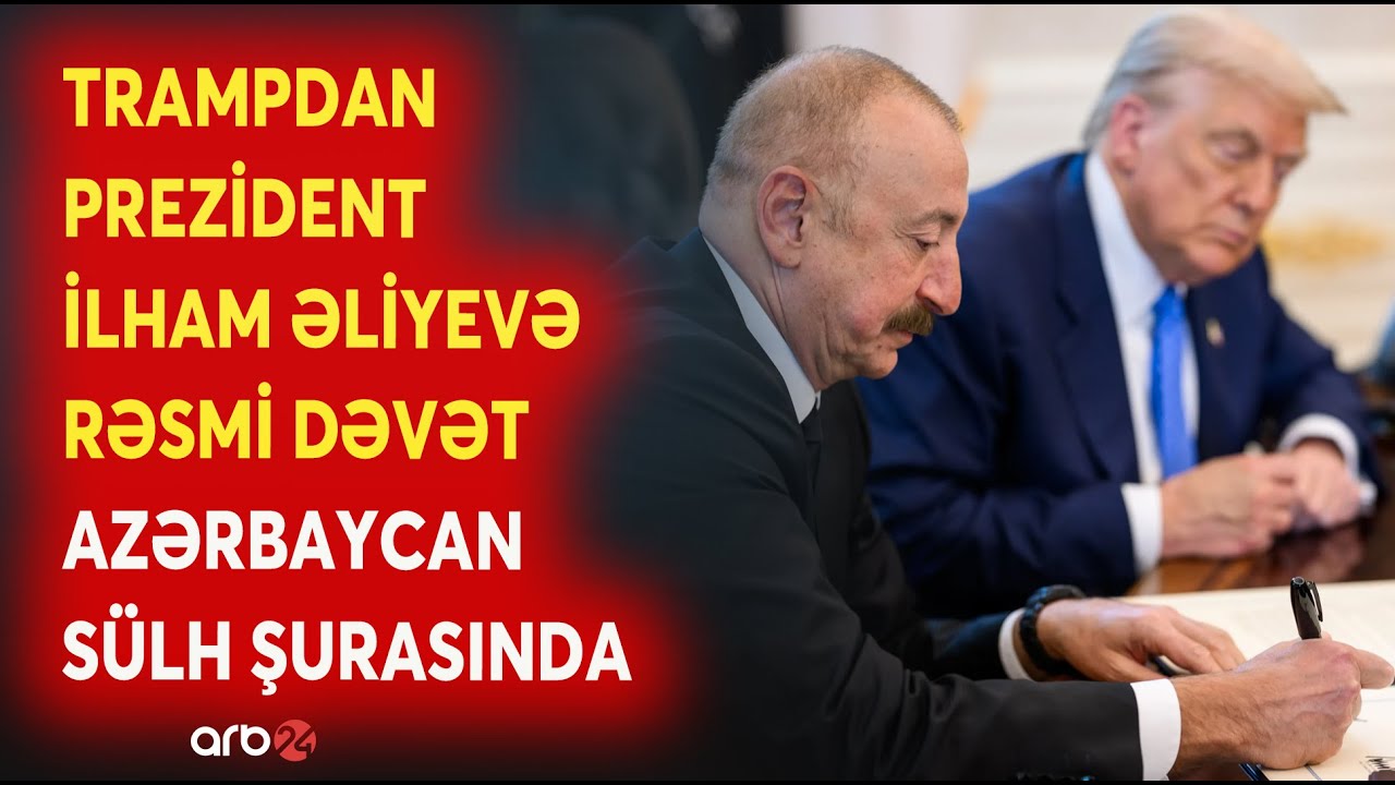 Bakı-Vaşinqton XƏTTİ GÜCLƏNİR! - Trampdan Prezident İlham Əliyevə RƏSMİ DƏVƏT - Yeni Detallar