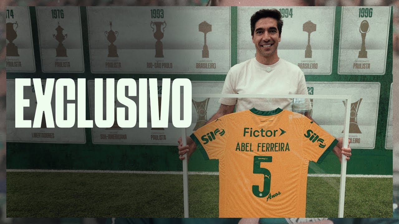 ABEL FERREIRA É HOMENAGEADO E SE DECLARA AO PALMEIRAS