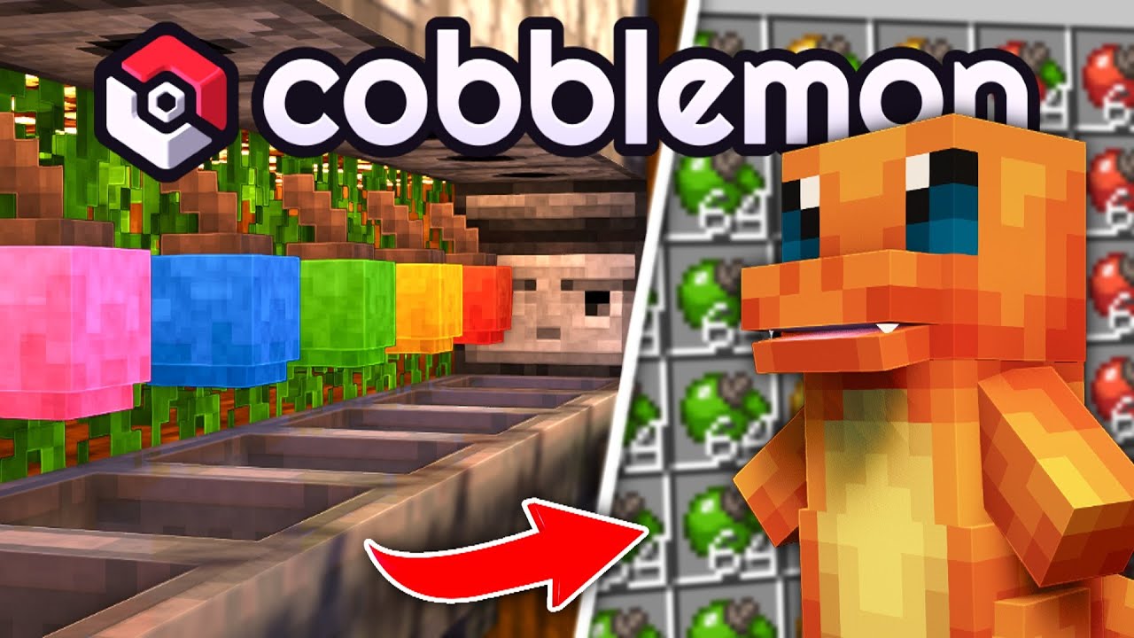 Как я построил полностью автоматическую ферму абрикосов в Minecraft Cobblemon!