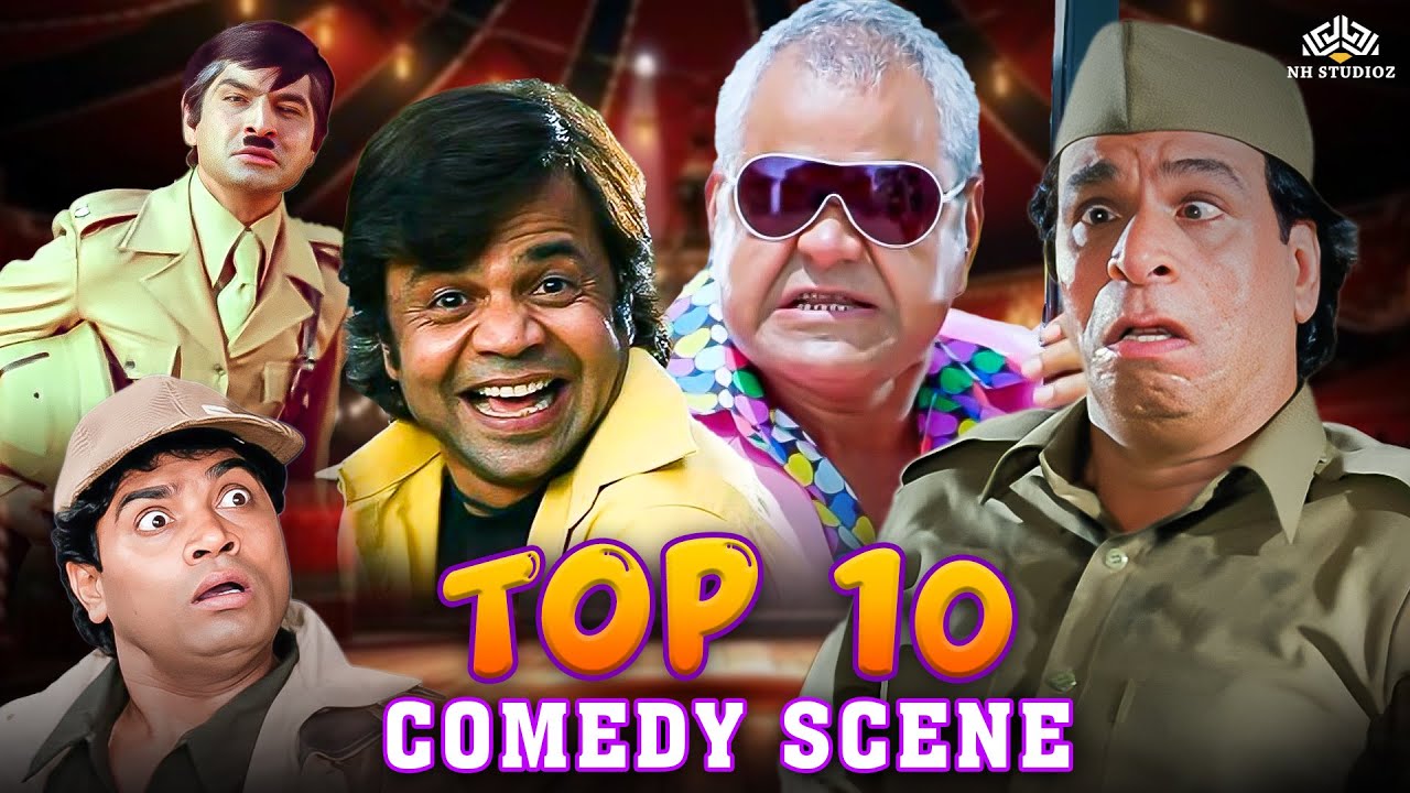 Top 10 Funniest Bollywood Comedy Scenes Ever | Rajpal Yadav, Johnny Lever, Sanjay Mishra