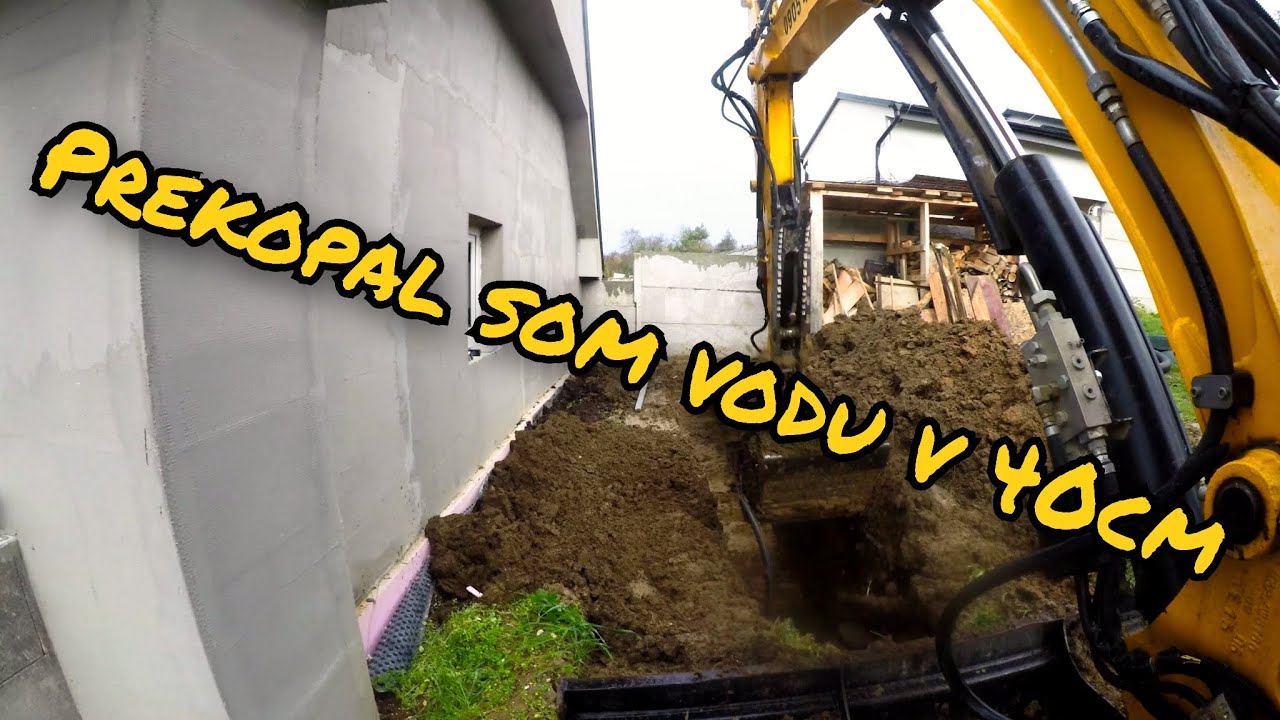 Dve zákazky v jeden deň na jednej ulici - zemné práce s JCB 8035zts