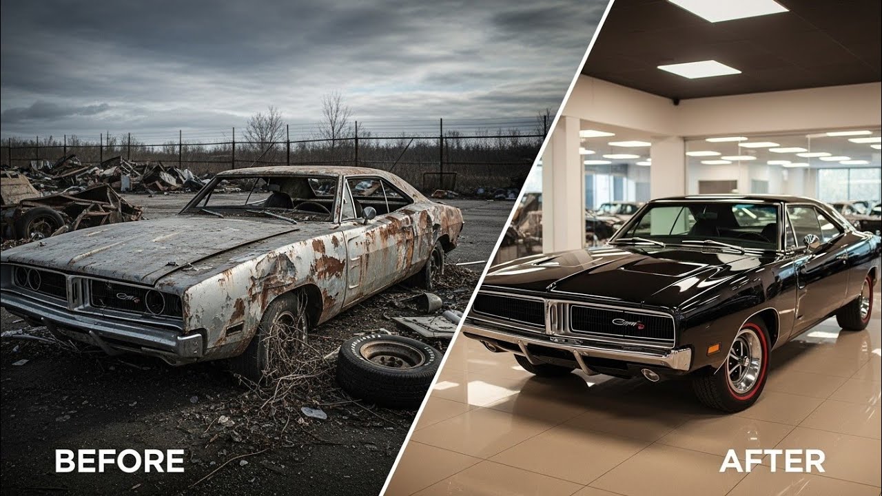 ASMR Full Rebuild | 1970 Dodge Charger R/T From Junkyard to Showroom