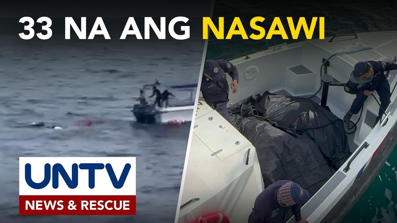 Bilang ng mga nasawi sa lumubog na M/V Trisha Kerstin 3, umabot na sa 33 – PCG