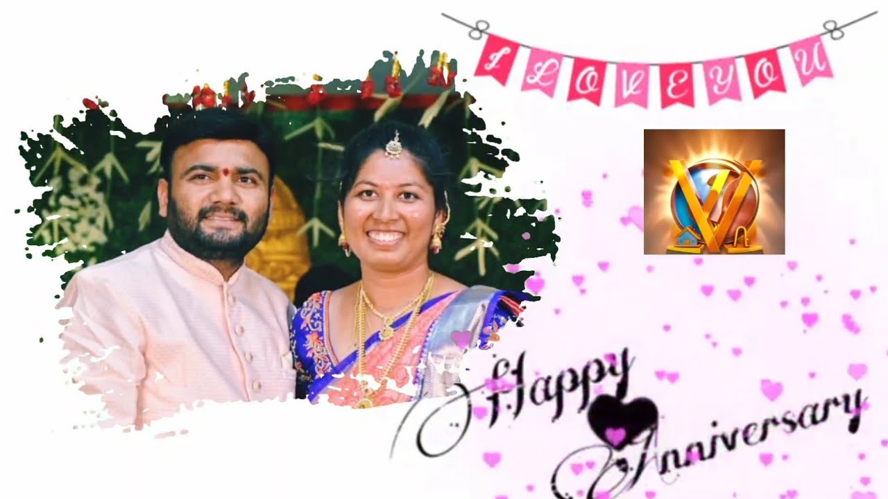 Happy wedding anniversary to Mr & Mrs  Nagaraju & Vaishnavi celebrations @visionindfoundationhyd 