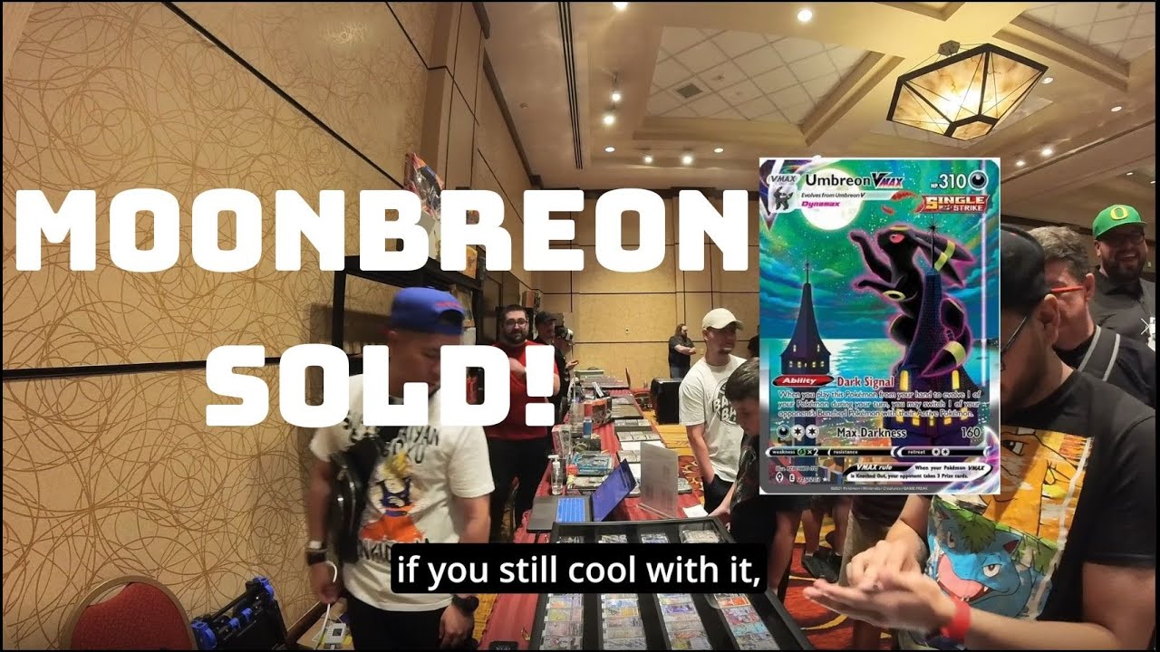 Sold my Moonbreon at the Colorado Collectors Card Show | Pokemon Vendor POV
