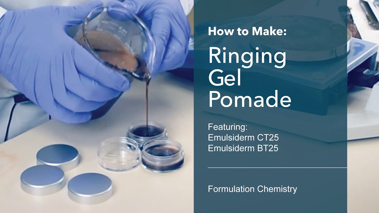 Ringing Gel Pomade  |  Formulation Chemistry with 3V Sigma® USA  |  #3VSigmaUSA #poweredbychemistry