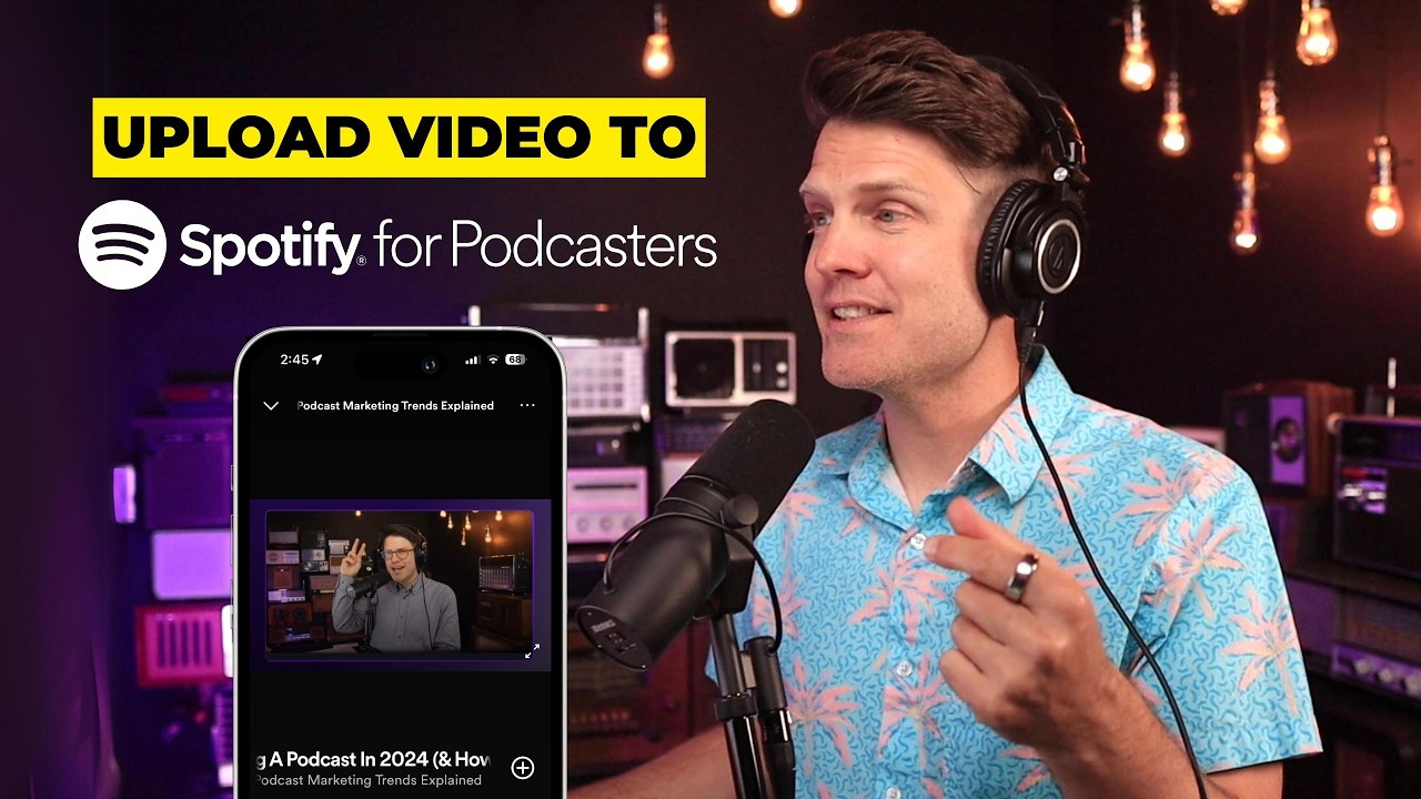 How to upload video to Spotify podcasts