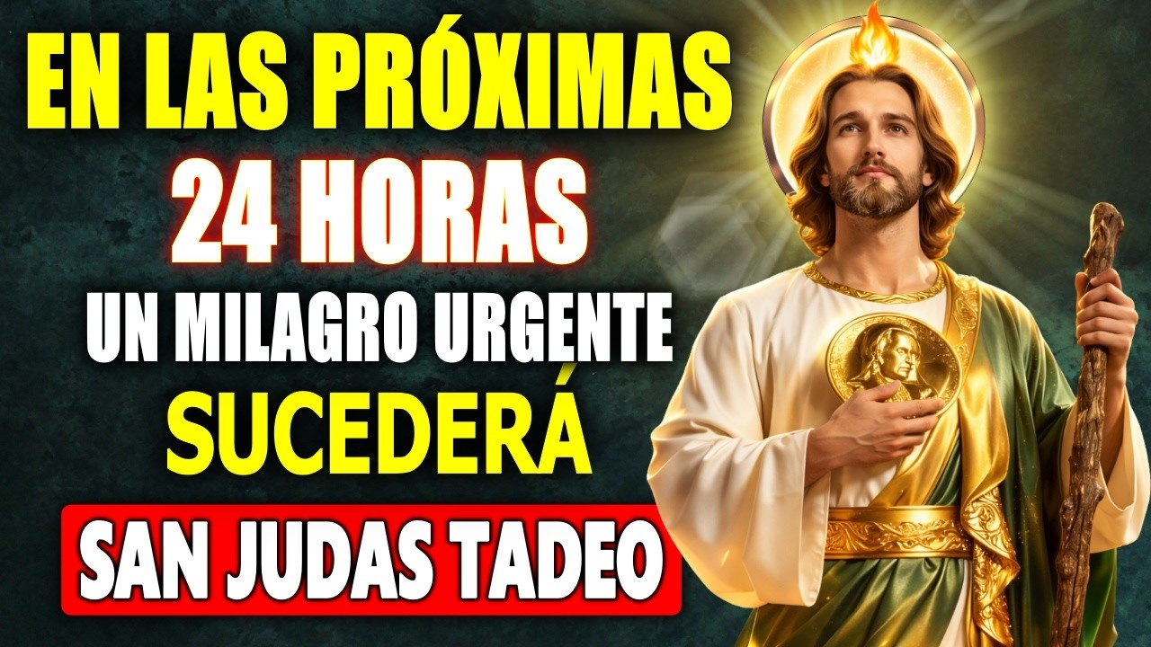 REZA ESTA ORACIÓN a San Judas Tadeo para un MILAGRO IMPOSIBLE en Pocas Horas 🙏