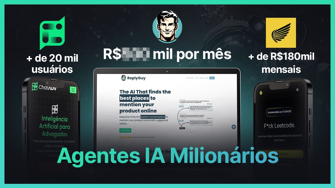 15 Projetos de Agentes IA que já estão Faturando Muito
