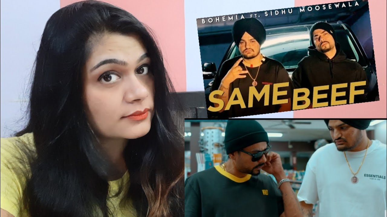 Same Beef Song Reaction | Bohemia Ft. Sidhu Moosewala | Smile With Garima
