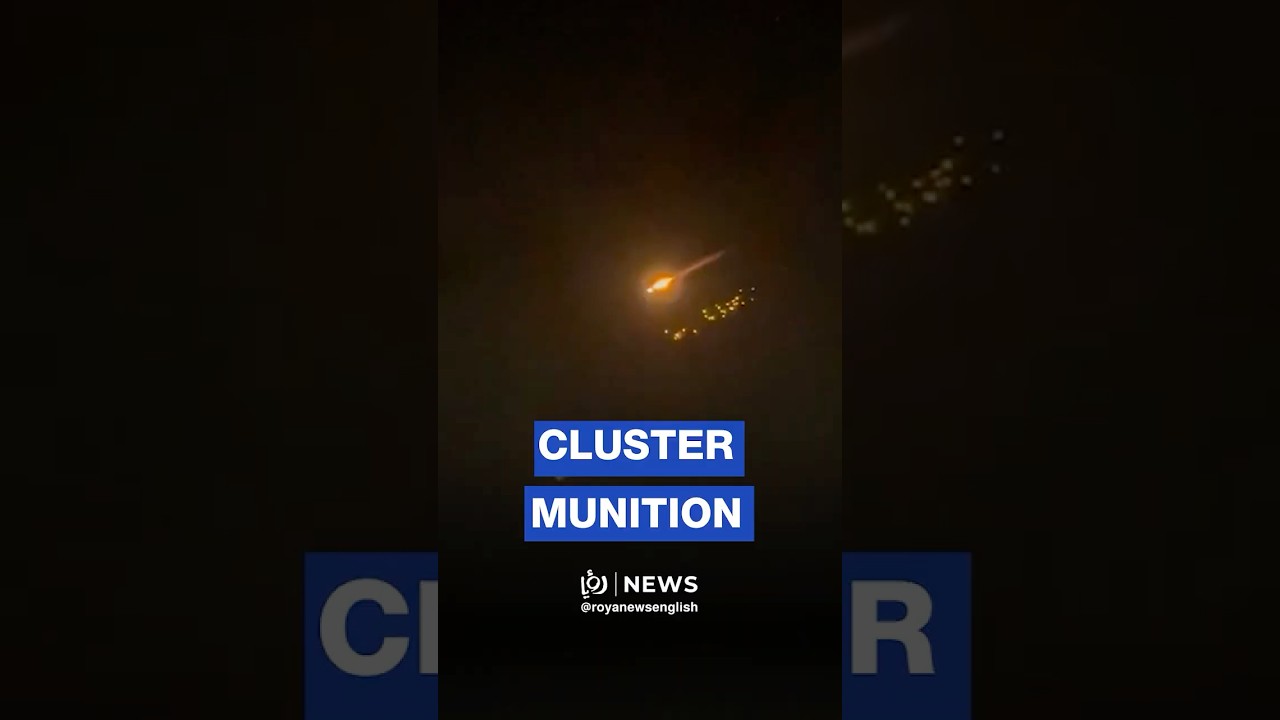 🚨 Iranian cluster munition over Tel Aviv