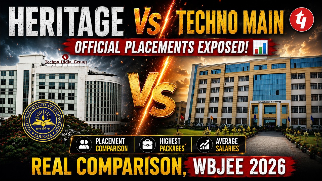 Heritage vs Techno Main Salt Lake 🛑 Official Placements & Fees Compared! (Which is Better for CSE?)