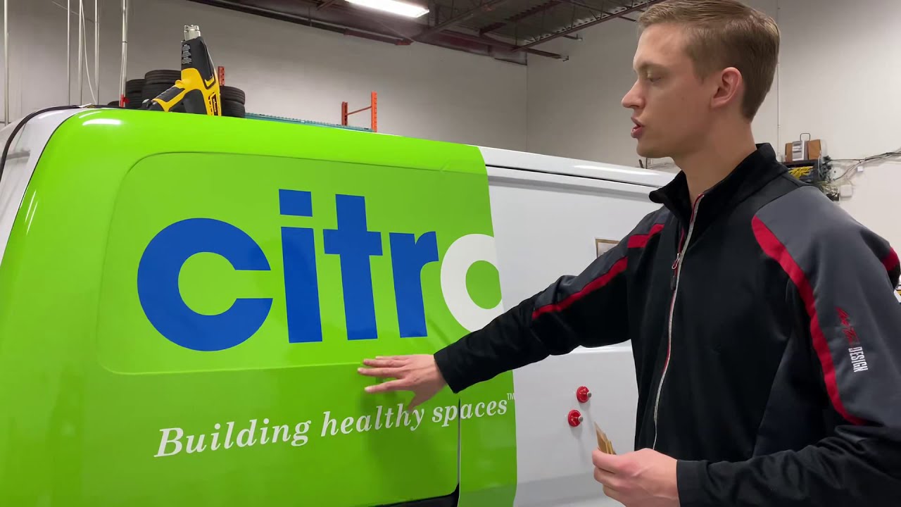 Tips for installing Vinyl Graphics in Deep Recessed area