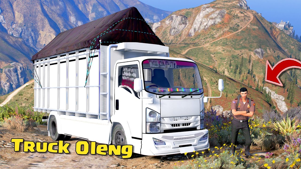 Bawa Truck Oleng Naik Gunung Tertinggi di Kota GTA 5 Indonesian