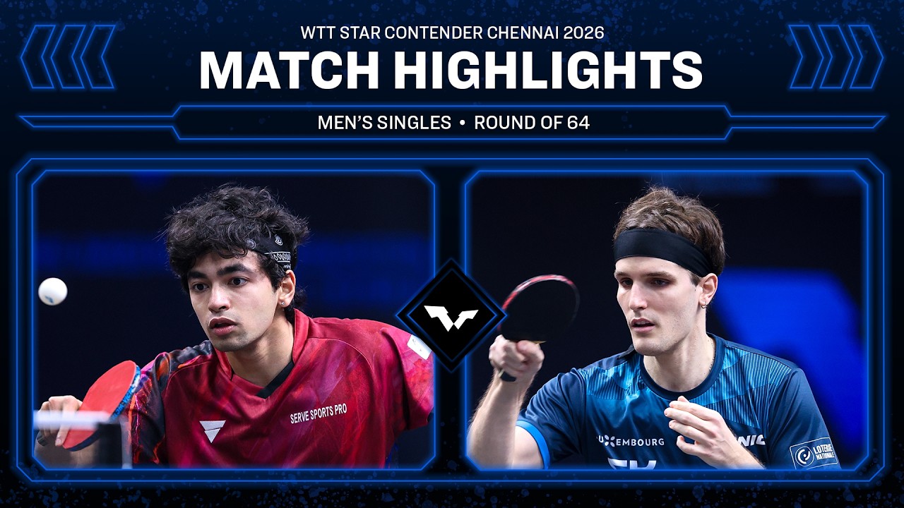 Jash Modi vs Luka Mladenovic | MS R64 | #WTTChennai 2026