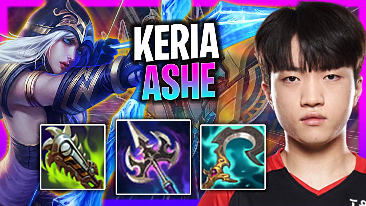 LEARN HOW TO PLAY ASHE SUPPORT LIKE A PRO! | T1 Keria Plays Ashe Support vs Rell!  Season 2023