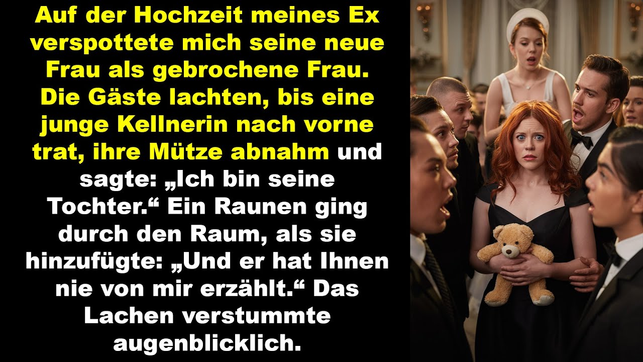 Auf der Hochzeit meines Ex entlarvt eine junge Kellnerin ihn: „Ich bin seine Tochter.“ Stille folgt.