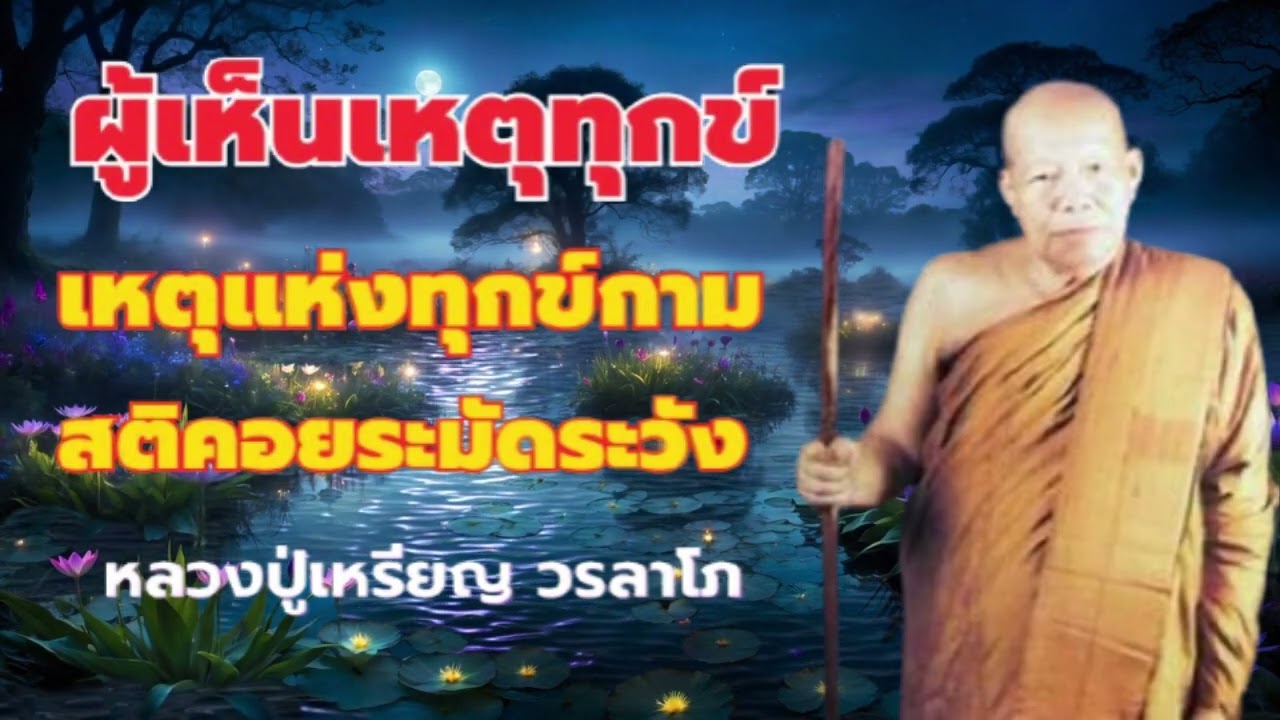 เห็นโทษของกิเลส ความทุกข์ รู้ให้ทัน ผู้เห็นทุกข์ ควรละกิเลส ทุกข์จะขาดได้ หลวงปู่เหรียญ