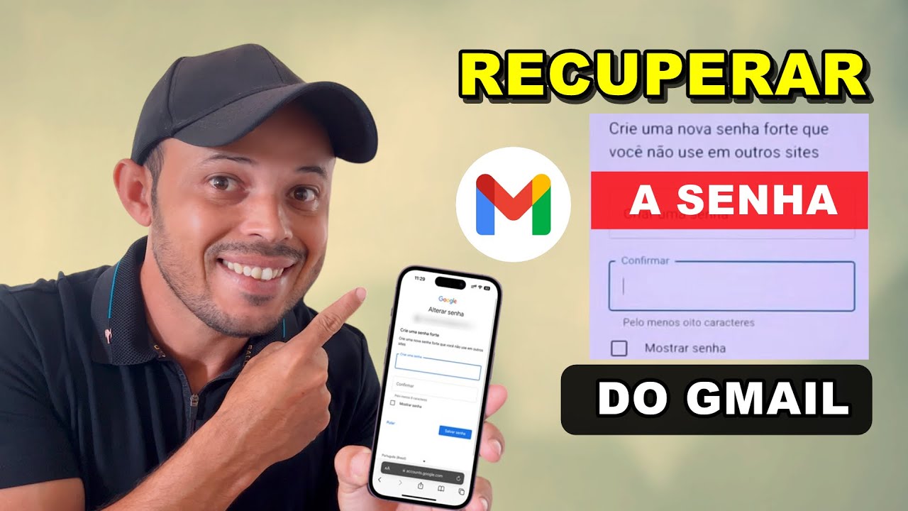Como Recuperar a Senha do Gmail Pelo Celular ( Atualizado )