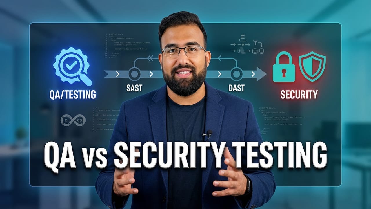 Lesson 06 | Security Testing vs QA Testing: الفرق اللي يهمك بجد