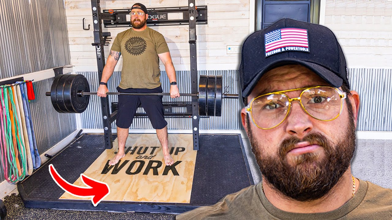 I Build A Home Gym with Home Depot Materials