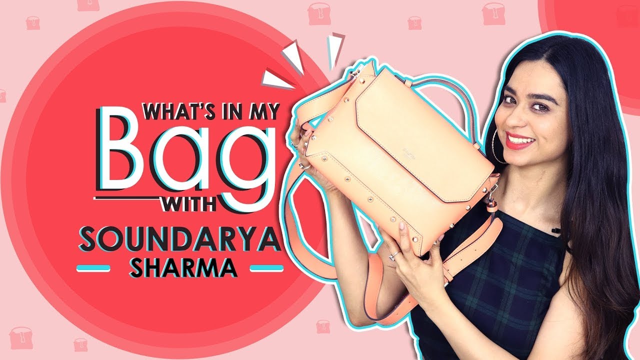 What’s In My Bag With Soundarya Sharma | Bag Secrets Revealed | Exclusive