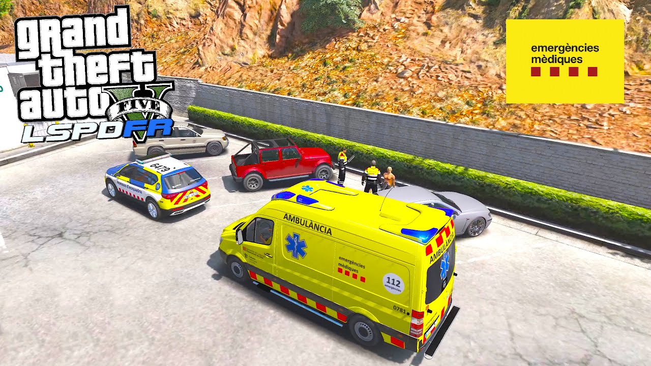 CICLISTA con BAJA de AZUCAR en la CARRETERA - SEM | (LSPDFR 