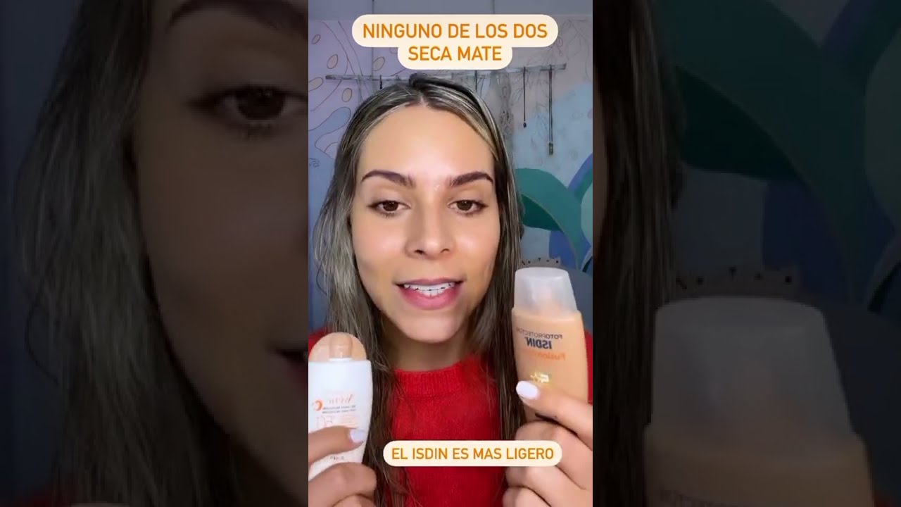 Comparamos Avene mineral color con isdin fusión water color