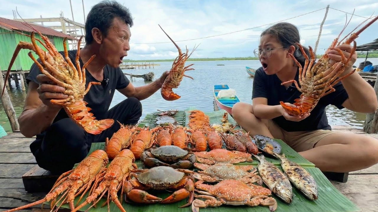 Thử Thách Sinh Tồn Trên Đảo Hoang - Lặn Biển Đêm Bắt Lươn Khổng Lồ Và Cái Kết Sốc