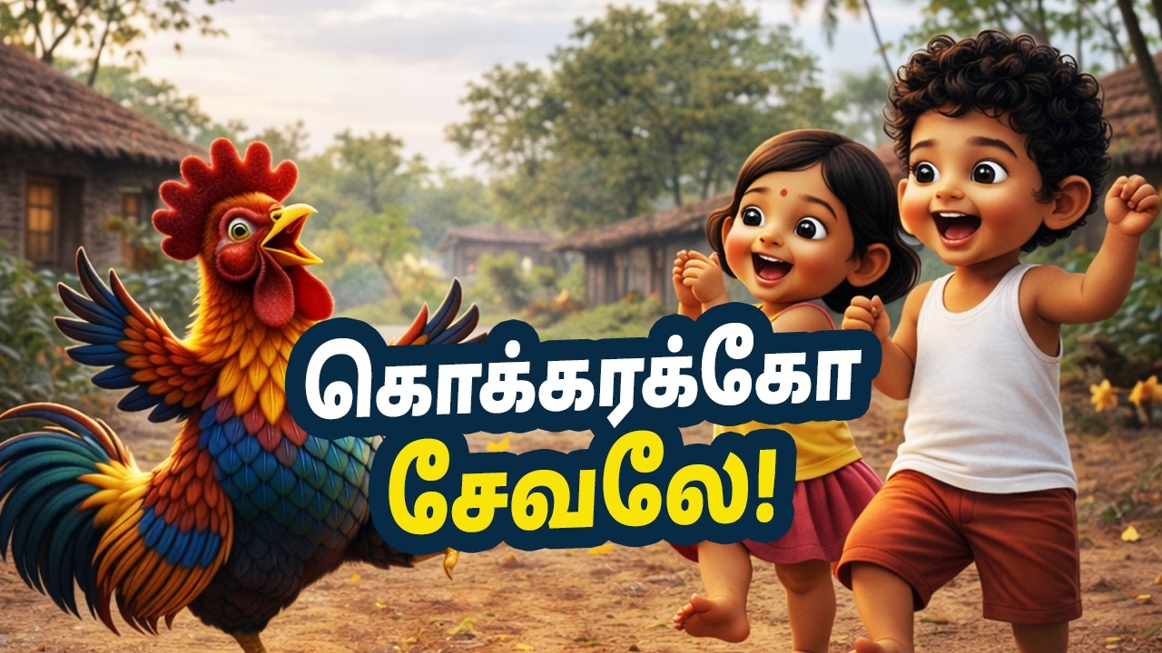 கொக்கரக்கோ சேவலே! 🐓 | தமிழ் குழந்தைகள் பாடல் | Seval Song | Kids Village Rhyme