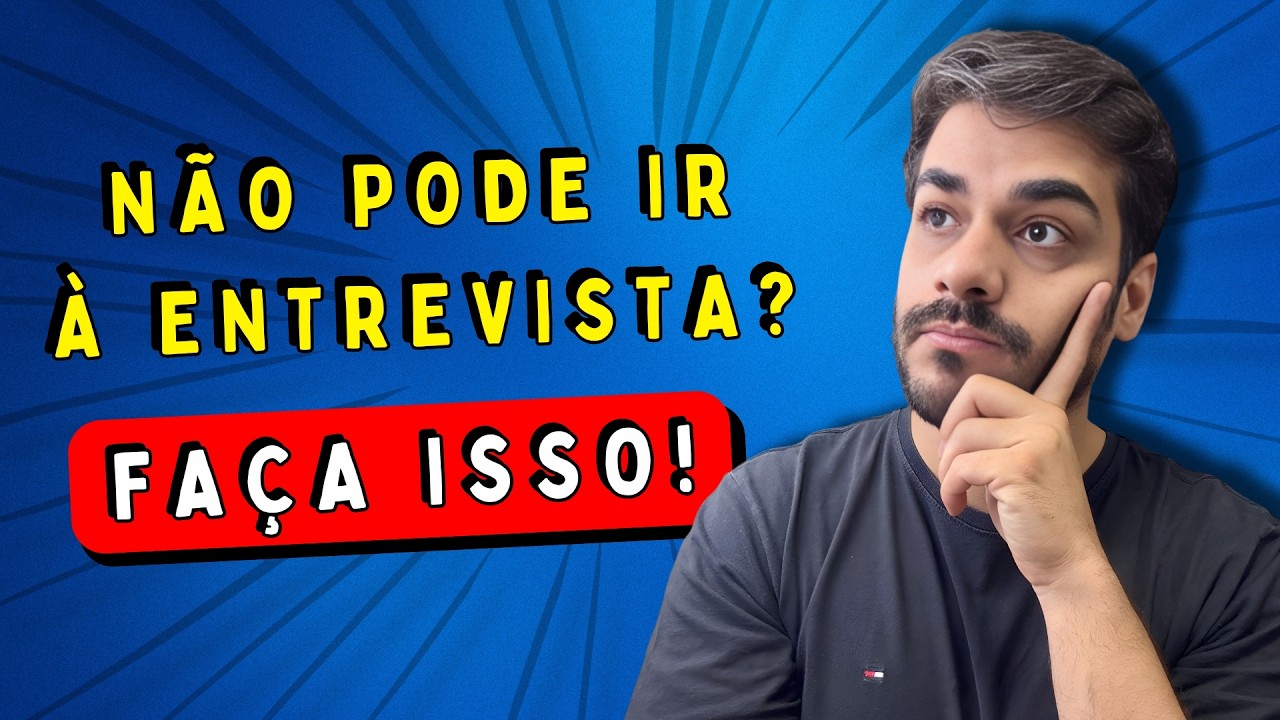 Perdeu a entrevista? Isso pode salvar sua vaga