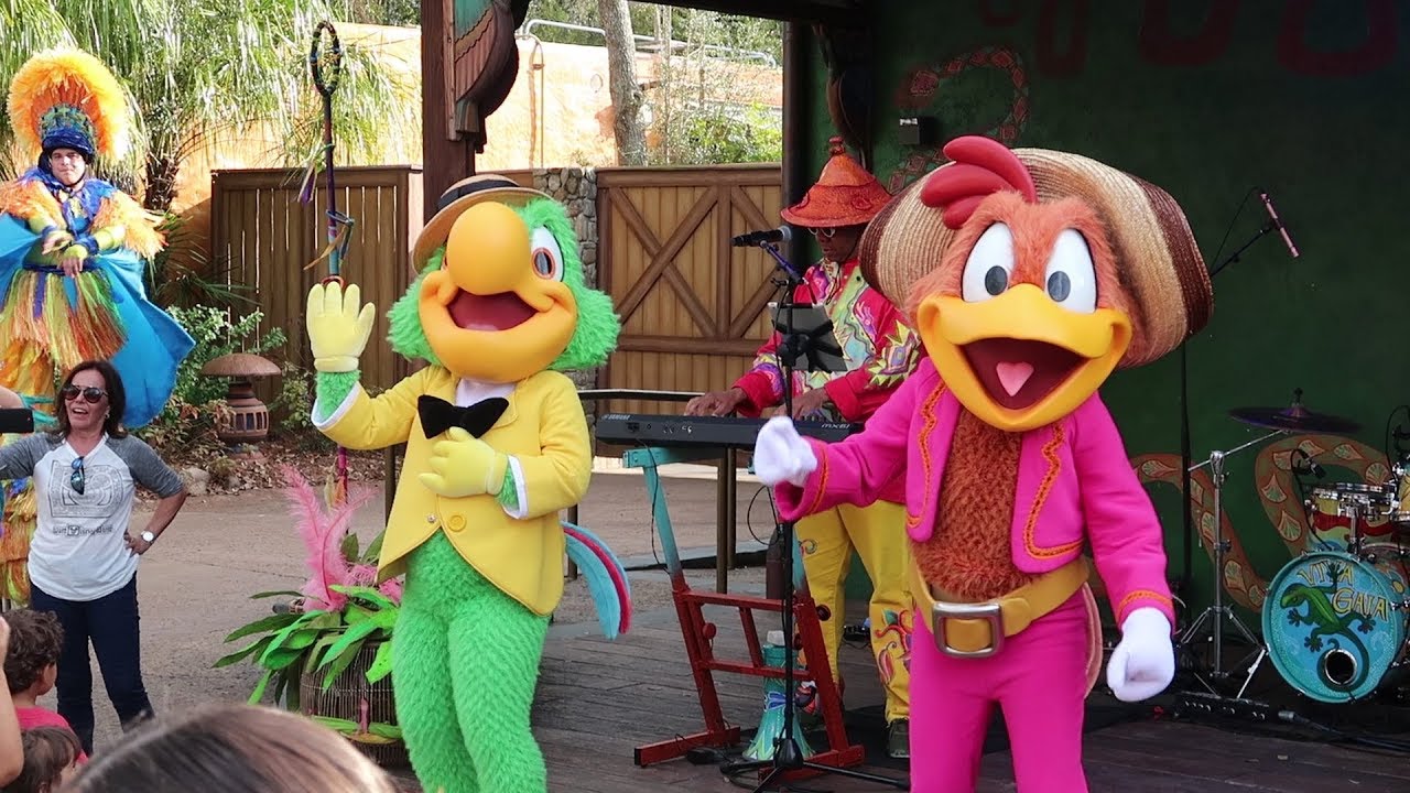 Celebrating Discovery Island Carnivale At Disney's Animal Kingdom With Jose & Panchito!!